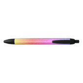 Aangepaste gazale regenbooggradiënt zwarte inkt pen (Achterkant)