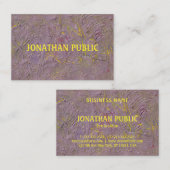 Aangepaste, geavanceerde Abstracte Art-Sjabloon Visitekaartje (Voorkant / Achterkant)