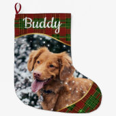 Aangepaste, geavanceerde kerststooking grote kerstsok (Voorkant)