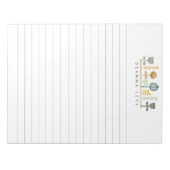 Aangepaste, geavanceerde zakelijke laptop notitieblok (Voorkant)