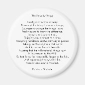 Aangepaste gebedslied motivatie citaat bericht magneet (Voorkant)