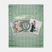 Aangepaste gebeurtenis 2 Aangepaste foto's met Sha Fleece Deken (Voorkant)