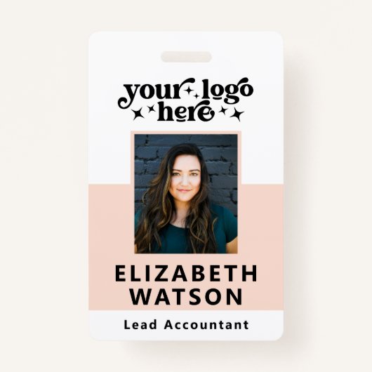 Aangepaste gebeurtenis-ID met de naam Photo Employ Badge (Voorkant)