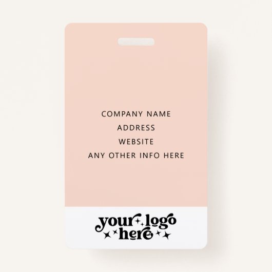 Aangepaste gebeurtenis-ID met de naam Photo Employ Badge (Achterkant)