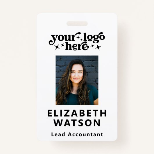 Aangepaste gebeurtenis-ID met de naam Photo Employ Badge (Voorkant)