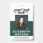 Aangepaste gebeurtenis-ID met de naam Photo Employ Badge (Front)