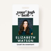 Aangepaste gebeurtenis-ID met de naam Photo Employ Badge (Voorkant)