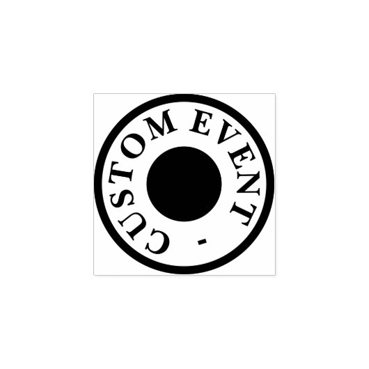 Aangepaste gebeurtenisstempel rubberstempel (Afrduk)