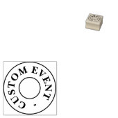Aangepaste gebeurtenisstempel rubberstempel (Gestempeld)