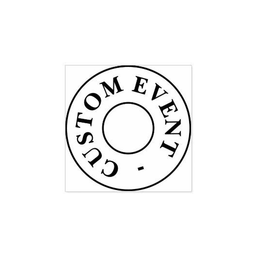 Aangepaste gebeurtenisstempel rubberstempel (Afrduk)