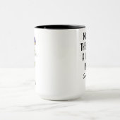 Aangepaste geboortebloem februari - Gepersonalisee Mok (Midden)