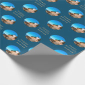 Aangepaste geboortedag, Bass Harbor Lighthouse Aca Cadeaupapier (Hoek)