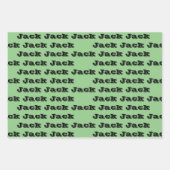 Aangepaste geboortedag inpakpapier vel (Voorkant)