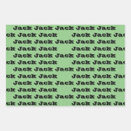 Aangepaste geboortedag inpakpapier vel