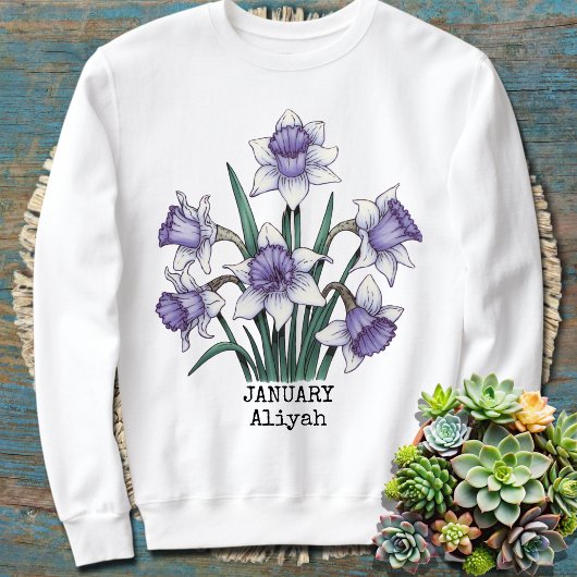 Aangepaste Geboortemaand Gepersonaliseerde Mam Gif Trui