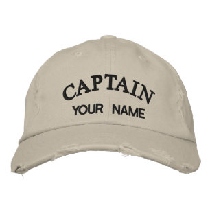 Aangepaste geborduurde Captain Sjabloon Pet
