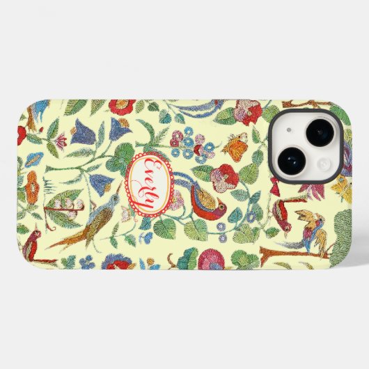 Aangepaste geborduurde patroontelefoon Case-Mate iPhone case (Achterkant (horizontaal))