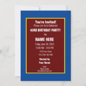 Aangepaste Geboren Jaren 80 Retro 80"s Cassetteban Kaart (Achterkant)