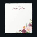 Aangepaste gebundelde geborduurde Blocnote<br><div class="desc">Meer  notebooks in de Little Bayleigh Store!</div>