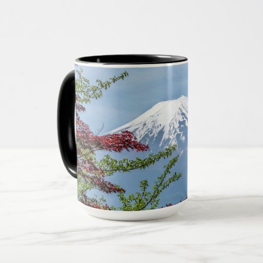 Aangepaste gecombineerde Mok Fuji (Voorkant links)