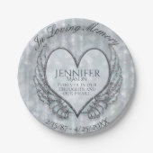 Aangepaste gedenkwaardige Sjabloon Papieren Bordje (Voorkant)