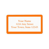 Aangepaste gedrukte Adresetiketten - Medium Sinaas Etiket (Voorkant)