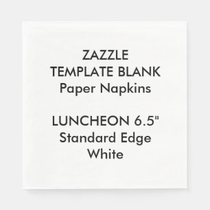 Aangepaste Gedrukte Grote Witte Luncheon Papier Se Servet