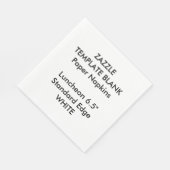 Aangepaste Gedrukte Grote Witte Luncheon Papier Se Servetten (Hoek)
