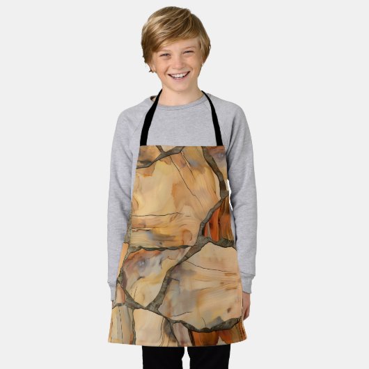 Aangepaste gedrukte kleine Schort voor kinderen (Gedragen)