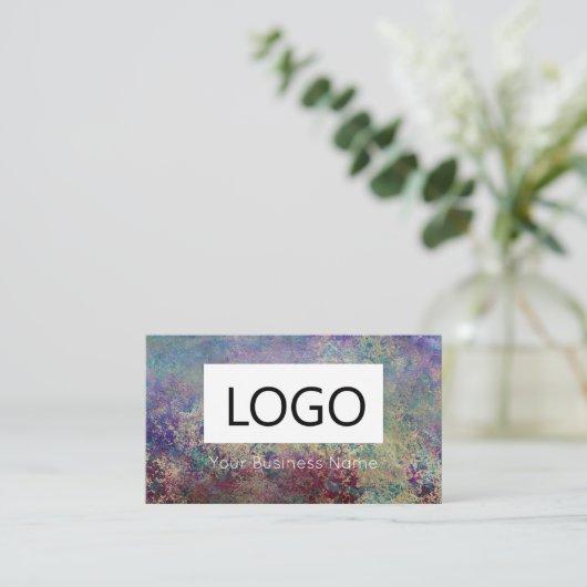 Aangepaste gedrukte Visitekaartjes - Peacock Color (Staand voorkant)