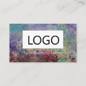 Aangepaste gedrukte Visitekaartjes - Peacock Color (Voorkant)