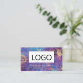 Aangepaste gedrukte Visitekaartjes - Peacock Color (Staand voorkant)