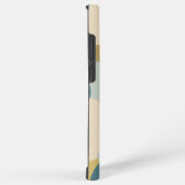 Aangepaste geel-blauwe molecule Samsung Phone Case Galaxy Hoesje (Rechterkant)