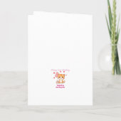 Aangepaste Gefeliciteerd 2e Verjaardag Achterklein Kaart (Achterkant)