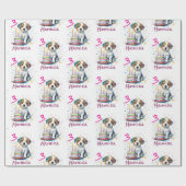 Aangepaste Gefeliciteerd 3e Verjaardag Congratulat Cadeaupapier (Vlak)