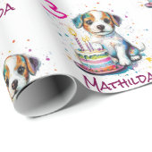 Aangepaste Gefeliciteerd 3e Verjaardag Congratulat Cadeaupapier (Rol Hoek)
