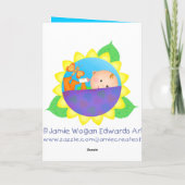 Aangepaste Gefeliciteerd Nieuwe Baby / Aankomst Kaart (Achterkant)