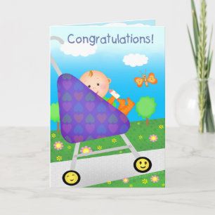 Aangepaste Gefeliciteerd Nieuwe Baby / Aankomst Kaart