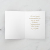 Aangepaste, Gefeliciteerd Recht diploma Afstuderen Kaart (Binnen)