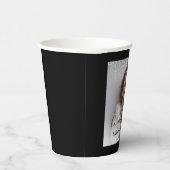 Aangepaste Gefeliciteerde Foto Papieren Bekers (Rechts)