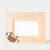 Aangepaste gegraveerde geëtste Amerikaanse Footbal Lijstjes (Voorkant)