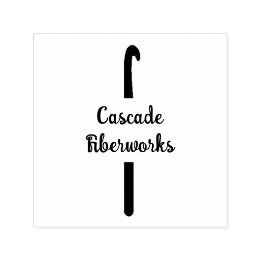 Aangepaste gehaakte zelfinktende rubberen stempel (Design)