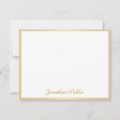 Aangepaste gekalligrafeerde Sjabloon gouden script (Voorkant)