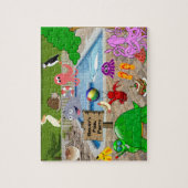 Aangepaste Gekke kinderpool Legpuzzel (Verticaal)