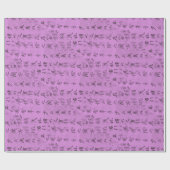 Aangepaste Gekleurde Aziatische Kalligrafie Verpak Cadeaupapier (Vlak)