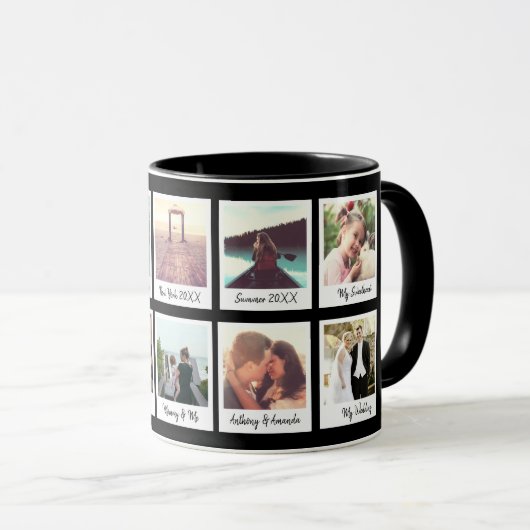 Aangepaste gelabelde afbeeldingen mok (Voorkant rechts)