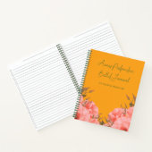 Aangepaste Gele Bloem Bullet Journal Nieuwe Moeder Notitieboek (Binnen)