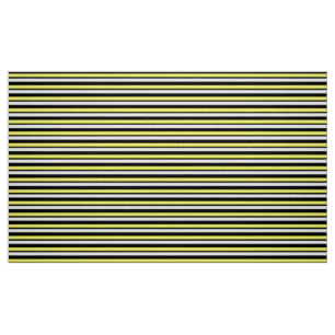 Aangepaste gele en zwarte verbinding met striped Y Stof