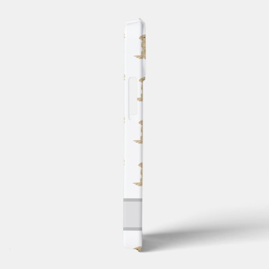 Aangepaste gele labrador Dog Case-Mate iPhone Case (Achterkant / Rechts)