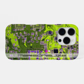 Aangepaste gele PCB-printplaat voor IT-professiona iPhone Hoesje (Achterkant horizontaal)